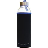  Za vodu staklena Stream 500ml crno/plava, mutno staklo | shoptok.hr