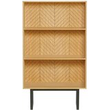 Woodman Knjižni regal z dekorjem ribje kosti Camden Cene