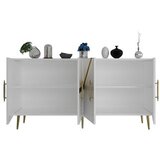 Hanah home komoda fuga KB150 white gold