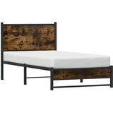 Metalni okvir kreveta bez madraca boja hrasta 80x200 cm | shoptok.hr