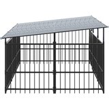  kavez za pse s krovom čelični 5,63 m² | Eponuda.ba