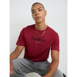 PepeJeans Majica 'EGGO' vatreno crvena / crna / bijela | shoptok.hr