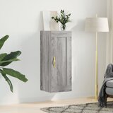 vidaXL Stenska omarica siva sonoma 34,5x34x90 cm inženirski les Cene