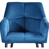 Lesnina-XXXL stol clair, modra, črna | Shoptok.si
