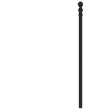  Metalno zamjensko uzglavlje crno 193 cm | shoptok.hr