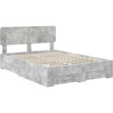  Konstrukcija postelje z vzglavjem Betonsko siva 160 x 200 cm, (5000102834) | Shoptok.si