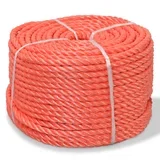 zvita vrv polipropilen 8 mm 500 m oranžna