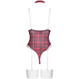Cottelli - ženstveni bodi set - crvena karirana - L | shoptok.hr