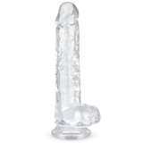 EasyToys Jelly Dildo with balls - 19 cm u