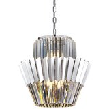  Luster na lancu DONNA 9xE14/40W/230V, prečnik 45 cm, mat hrom | Eponuda.com
