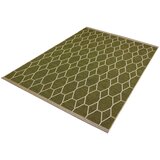 Dieter Knoll PREPROGA ZA ZUNANJO UPORABO 206/290 cm tkano olivno zelena | Shoptok.si
