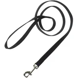 pasji povodec Ecco Sport, črn - 110 cm dolg, 15 mm širok, z zanko