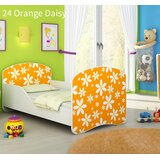 Dječji krevet ACMA s motivom 160x80 cm 24 Orange Daisy | shoptok.hr