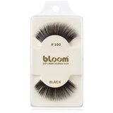 Bloom Natural lepilne trepalnice iz naravnih las No. 100 (Black) 1 cm Cene