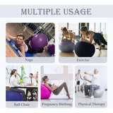 GOONIDY velika mehka pilates žoga za vadbo, nosečnost in ritmično gimnastiko odprta embalaža | Shoptok.si