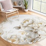 Mila Home Svijetlo sivi/bež perivi okrugao tepih ø 80 cm Soft and Gentle – | shoptok.hr