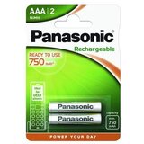 Panasonic 1x2 Akku NiMH Micro AAA 750 mAh Ready to Use DECT - punjive baterije Cijene