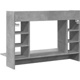  Zidni radni stol siva boja betona 105x48x75cm konstruirano drvo | shoptok.hr