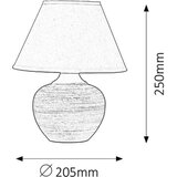 Rabalux molly keramička stona lampa E14 40W plavo/bela AXZZGGZ | Eponuda.com
