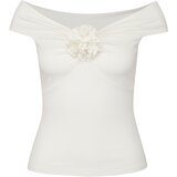 Orsay White Women's Short Sleeve T-Shirt with Applique - Women | Shoptok.si