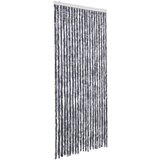 Furnova Zavesa proti mrčesu srebrna 90x200 cm šenilja, (21917653) | Shoptok.si