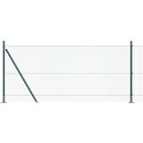  Set stupova za ograde Set od 2 Zeleni Metal s plastičnom oblogom | shoptok.hr