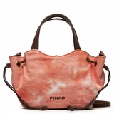Pinko Ročna torba Pagoda Small Shopper PE 24 PLTT 102910 A1MB Oranžna