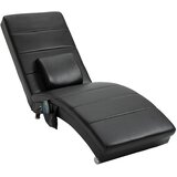 HOMCOM sprostitveni sedež umetno usnje, večplastna plošča, pena 58Š x 163G x 87V cm Črn, (5000242906) | Shoptok.si