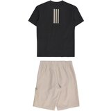 Adidas Športna trenirka bež / svetlo rumena / antracit / greige | Shoptok.si