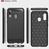  Gumijasti / gel etui Carbon za Samsung Galaxy A20e - črni Cene