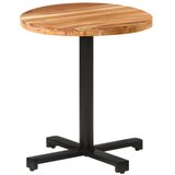 vidaXL Bistro stolić okrugli Ø 70 x 75 cm od masivnog bagremovog drva | shoptok.hr
