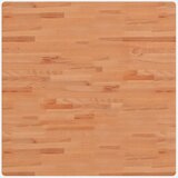 Stolna ploča 90 x 90 x 2,5 cm četvrtasta od masivne bukovine | shoptok.hr