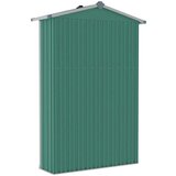 vidaXL Vrtno spremište zeleno 107,5 x 46 x 183 cm od pocinčanog čelika | shoptok.hr