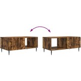 Kava Stol Dimljeni hrast 90 x 50 x 40 cm Konstruirano drvo | shoptok.hr