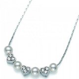  Ženski oliver weber trust crystal pearl lanČiĆ sa swarovski perlama i belim kristalima ( 11273 ) Cene