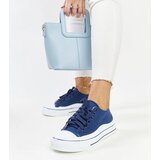 Gemre Navy blue platform sneakers Anbarin | Shoptok.si