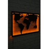 WALLXPERT zidna LED dekoracija World Map 2 Yellow cene