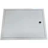 VAFRA revizijska vrata za vodomere (400 x 500 mm, pocinkana pločevina, bele barve)