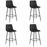  ARCETO stolica - crni baršun / crne noge x 4 | shoptok.hr