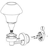 Eglo 97446 - LED prigušiva spoljašnja svetiljka VERLUCCA-C 1xE27/9W/230V IP44 BT | Eponuda.com