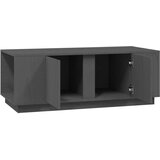  Klubska mizica siva 110x50x40 cm trdna borovina, (20711623) | Shoptok.si