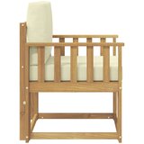  2 Komad Set vanjskih sofa Poliester Bijela i Krem | shoptok.hr