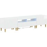  5-dijelni LED TV ormarić Bijela visokog sjaja Konstruirano drvo | shoptok.hr