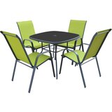 Olimp Sport Baštenska Garnitura Dragon Žuta - 4 Stolice i Sto Sa Staklom | ePonuda.com