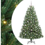vidaXL Umetno Zložljivo Božično Drevo Zelena 180 cm PVC in kovina, (5000066347) | Shoptok.si