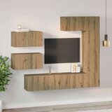 vidaXL Komplet TV omaric 6 pcs artisan hrast 30.5 x 30 x 90 cm | Shoptok.si