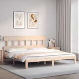  Okvir kreveta bez madraca 200 x 200 cm od masivne borovine | shoptok.hr