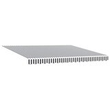  Uvlačiva tenda antracit i bijela 4x3 m tkanina i aluminij | Eponuda.com