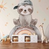  Foto tapeta - Little Sloth Among Stars and Rainbows 150x105 Vodootporna | shoptok.hr