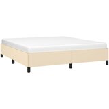  Okvir za krevet bez madraca krem 160x200 cm od tkanine | Eponuda.ba